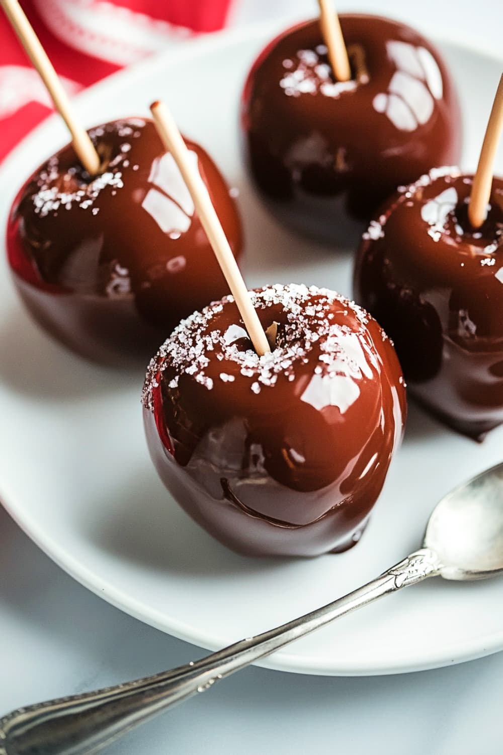 chocolate candy apple