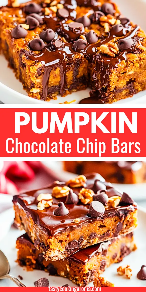 pumpkin chocolate chip bars 