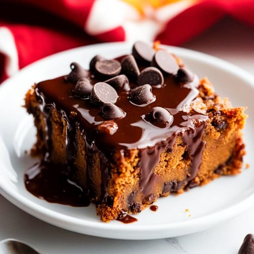 Chocolate pumpkin bars