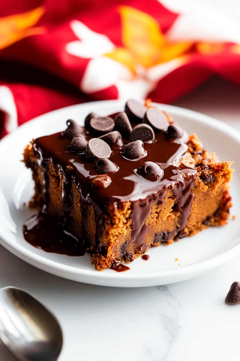 Chocolate pumpkin bars