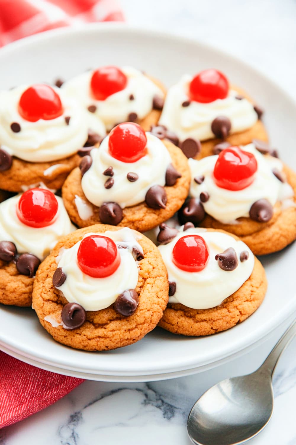 pumpkin cookie with cheese icing