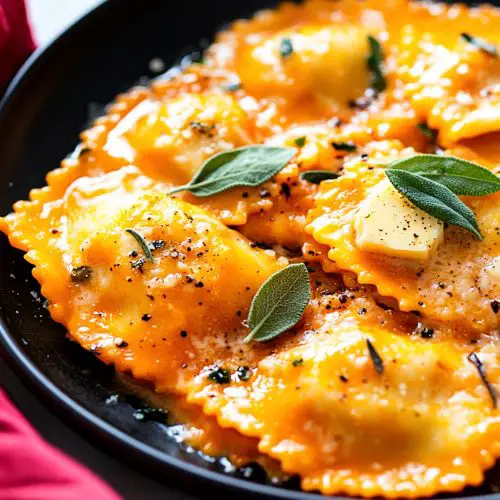 pumpkin ravioli