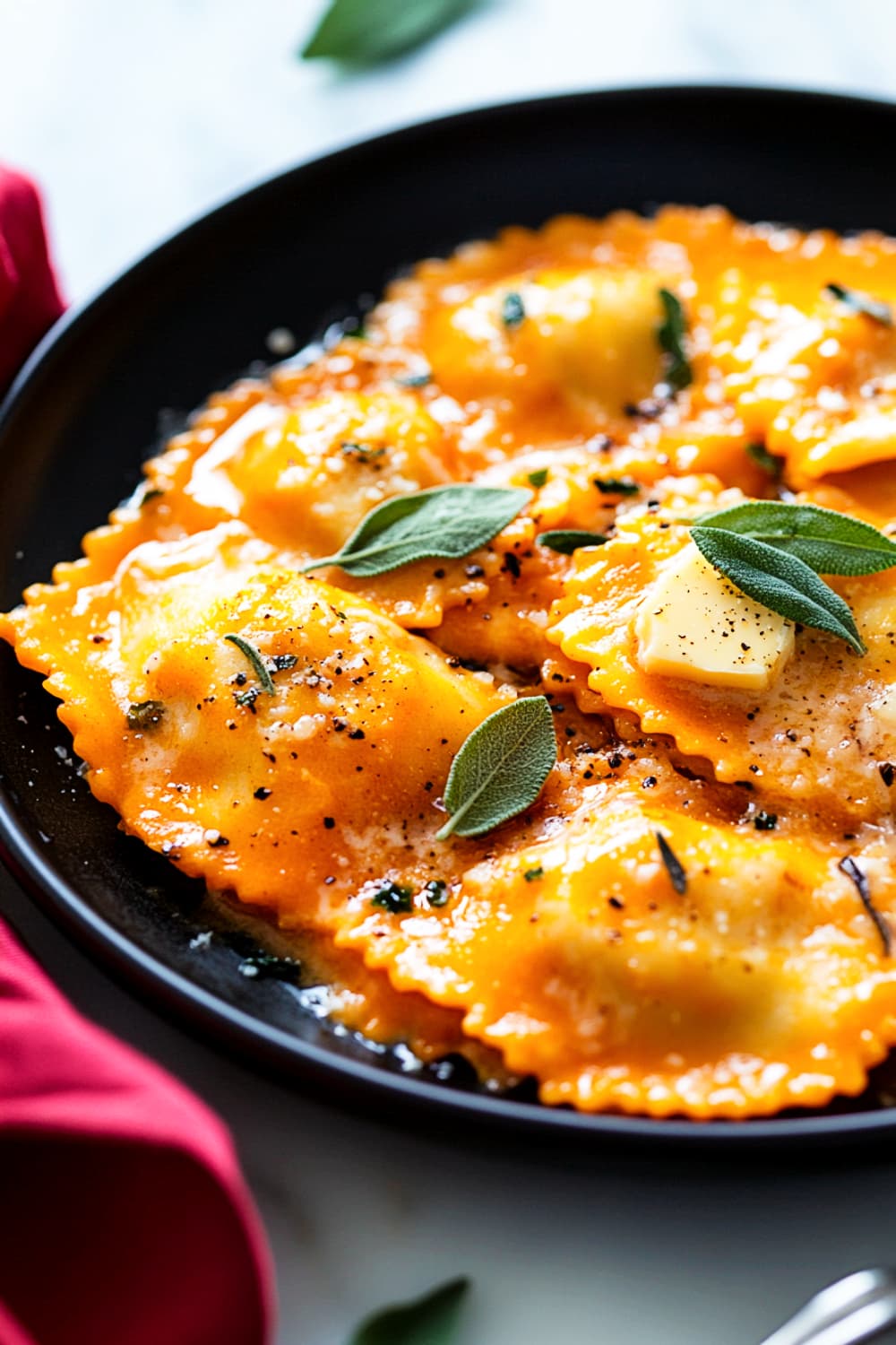 pumpkin ravioli