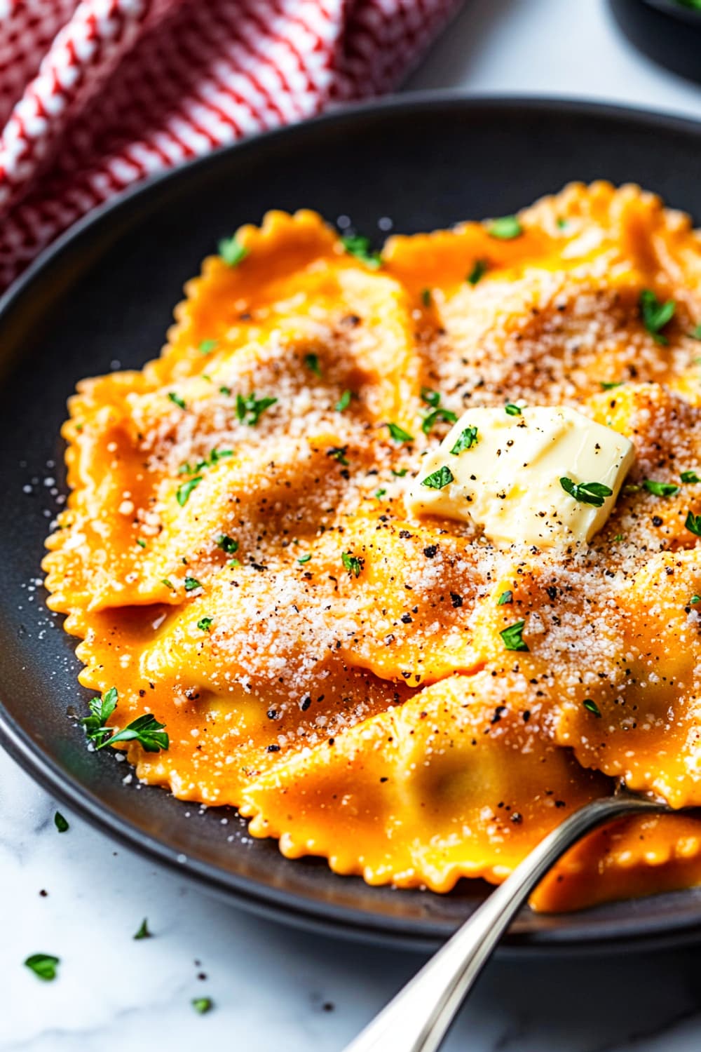 pumpkin ravioli