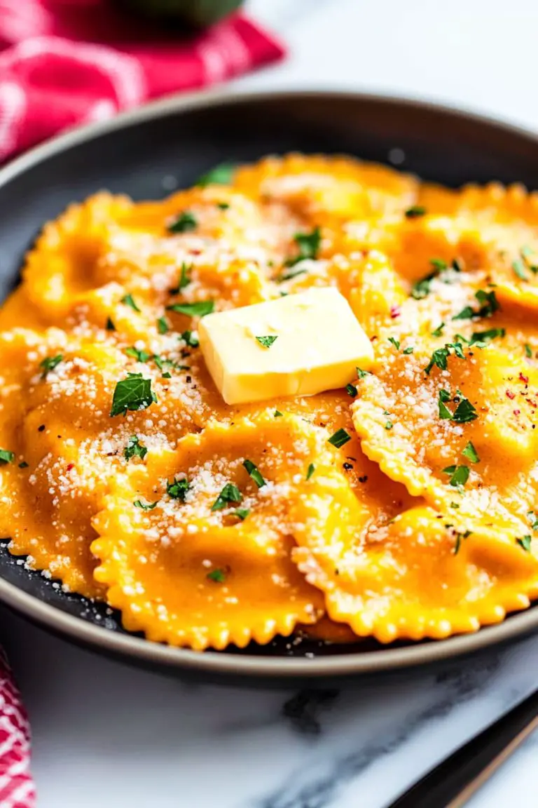 pumpkin ravioli