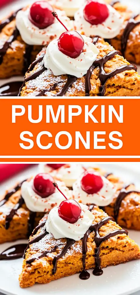 pumpkin scones recipe pin