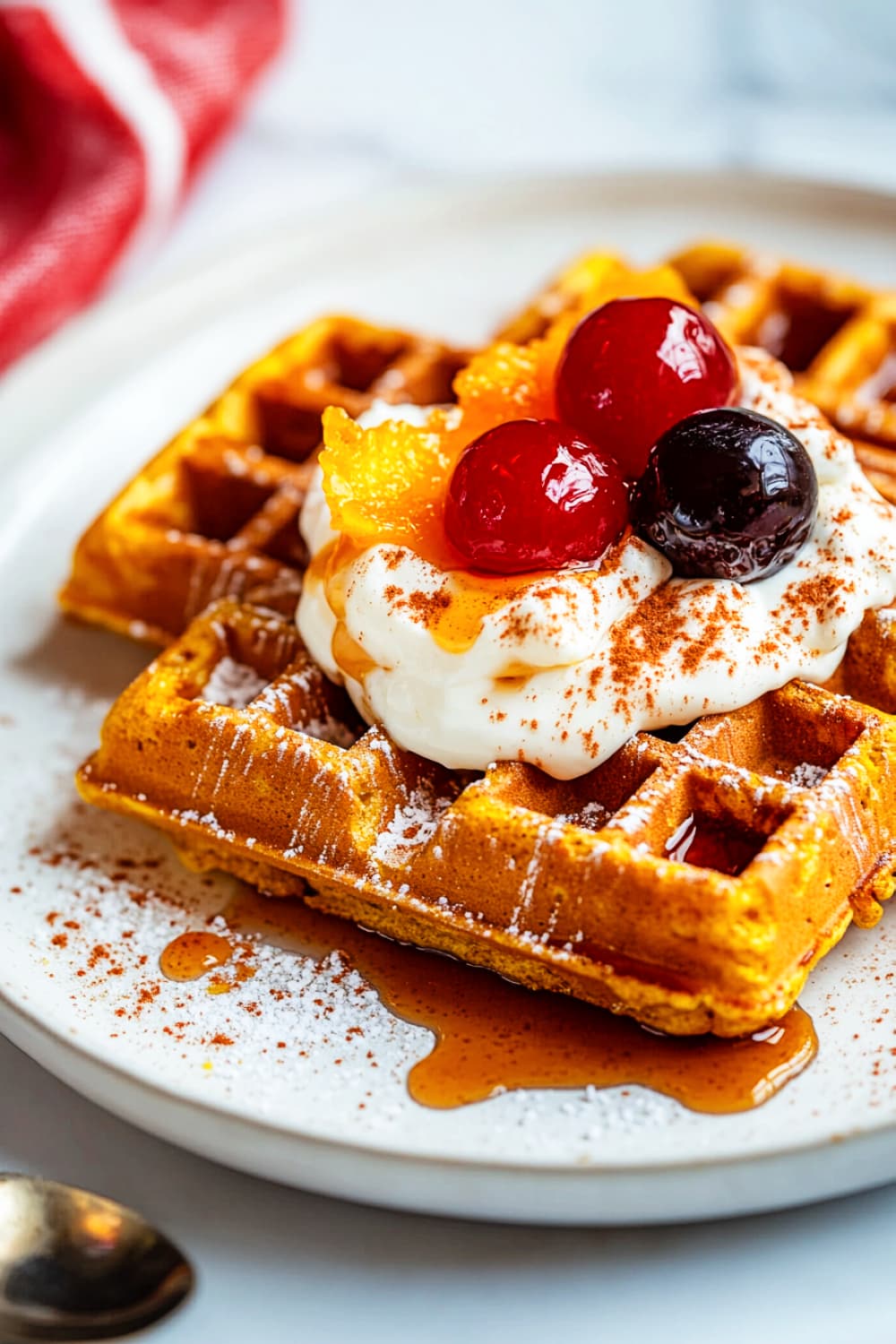 pumpkin waffles