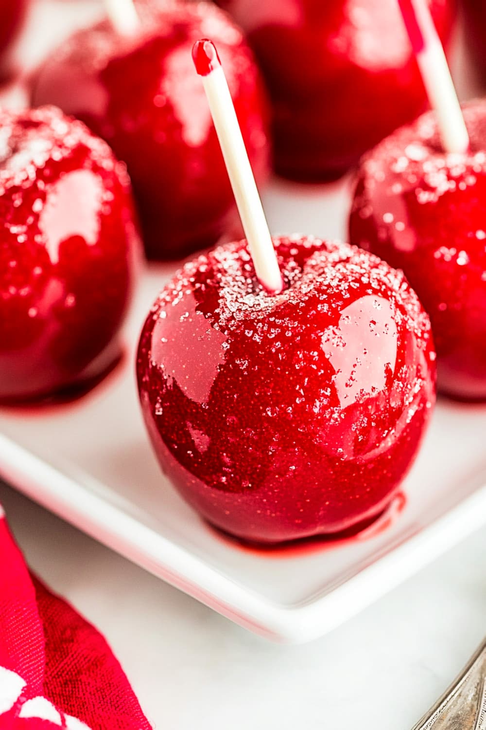 red candy apple