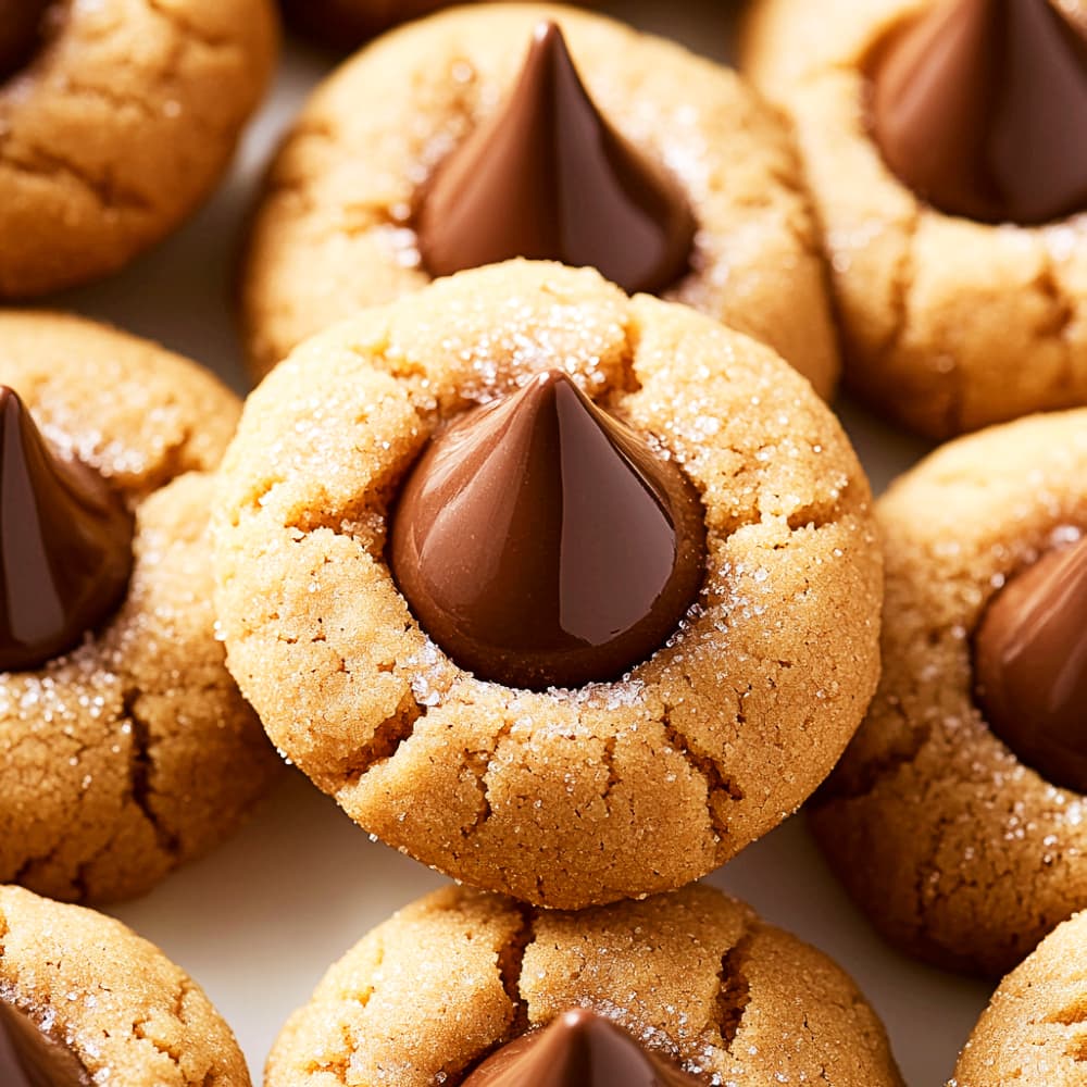 peanut butter blossom cookies