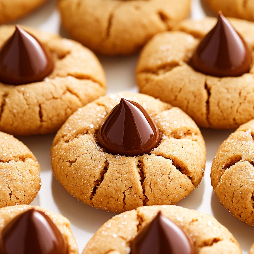 peanut butter blossom cookies