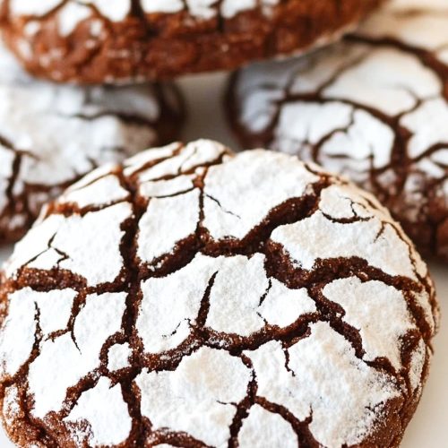 Chocolate Crinkle Cookies