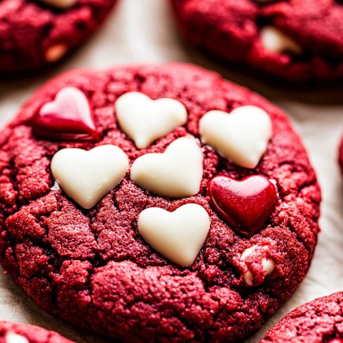 Red velvet cookie