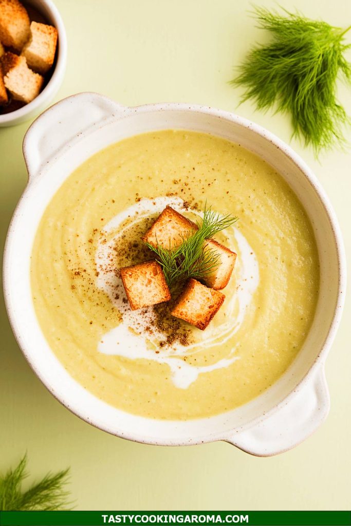 Hearty Potato and Leek Soup with a Fresh Dill Twist