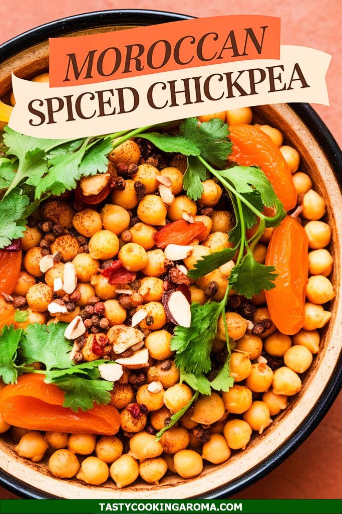 Moroccan-spiced chickpea and Apricot Tagine