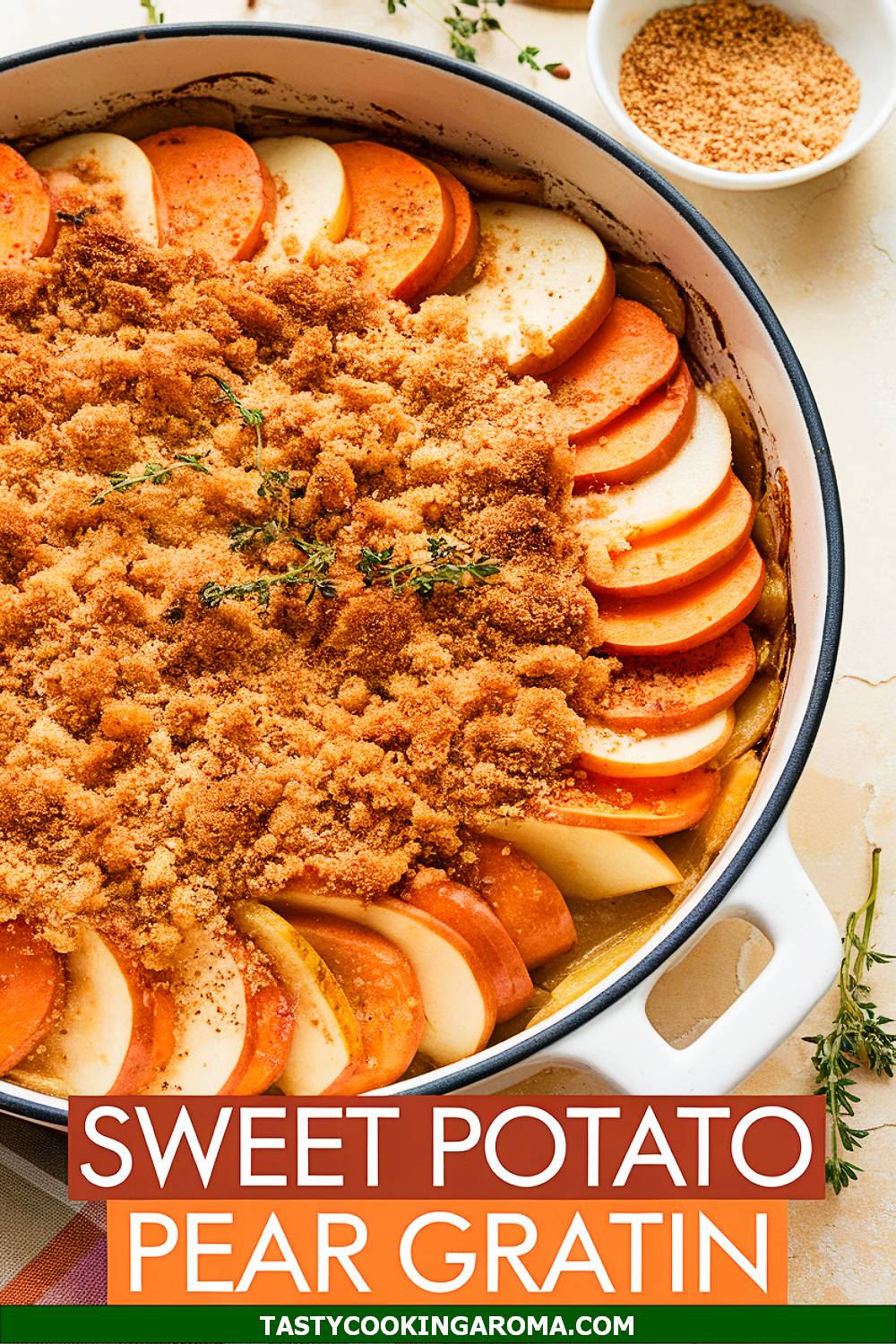 Sweet Potato and Pear Gratin