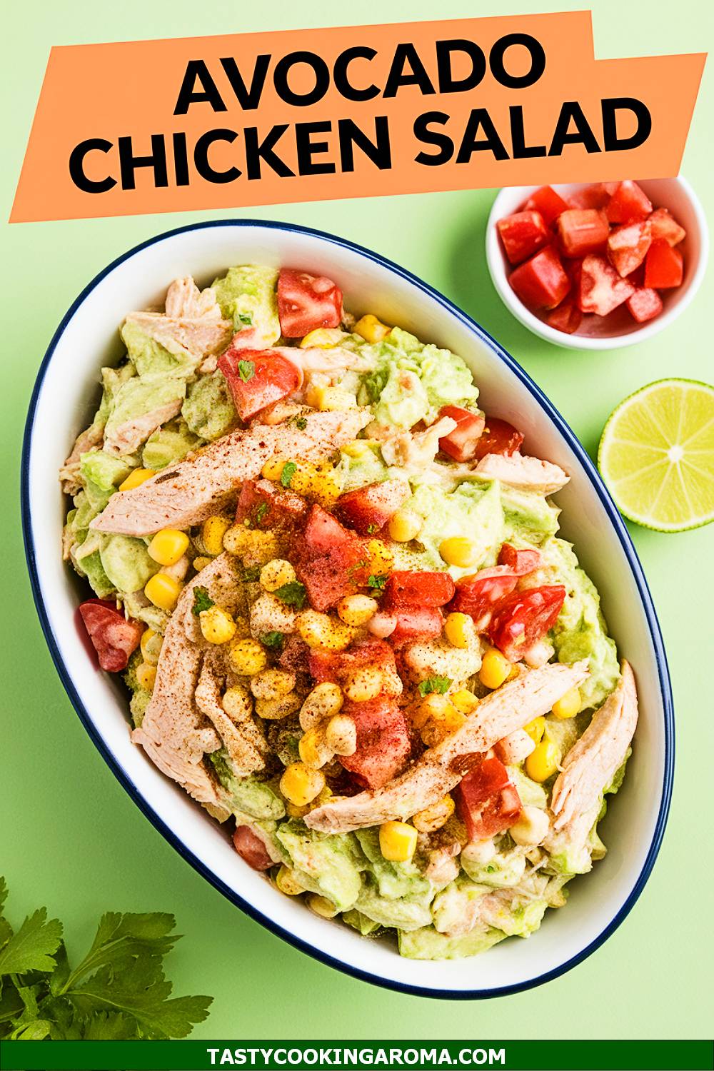 Quick & Creamy Avocado-Based Southwest Chicken Salad