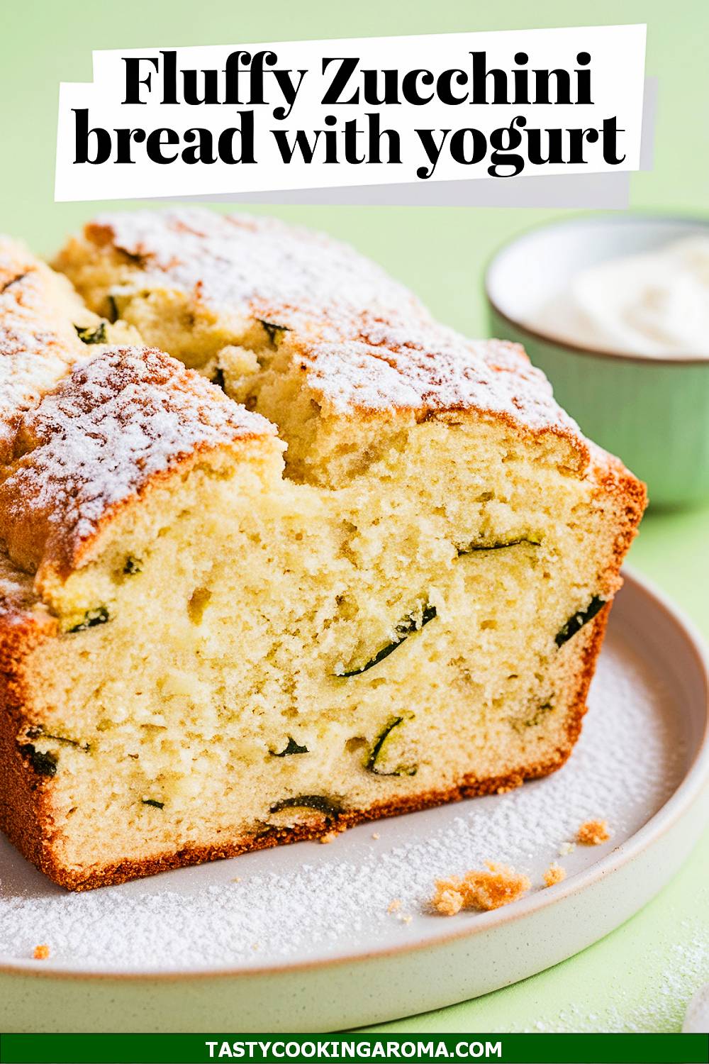 Light and Fluffy Zucchini Bread With Greek Yogurt