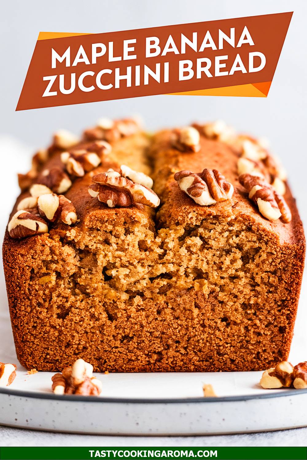 Paleo-Friendly Maple Banana Zucchini Bread