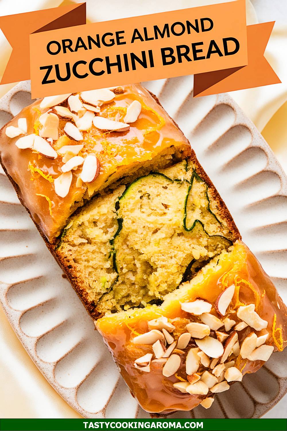 Orange Almond Zucchini Bread