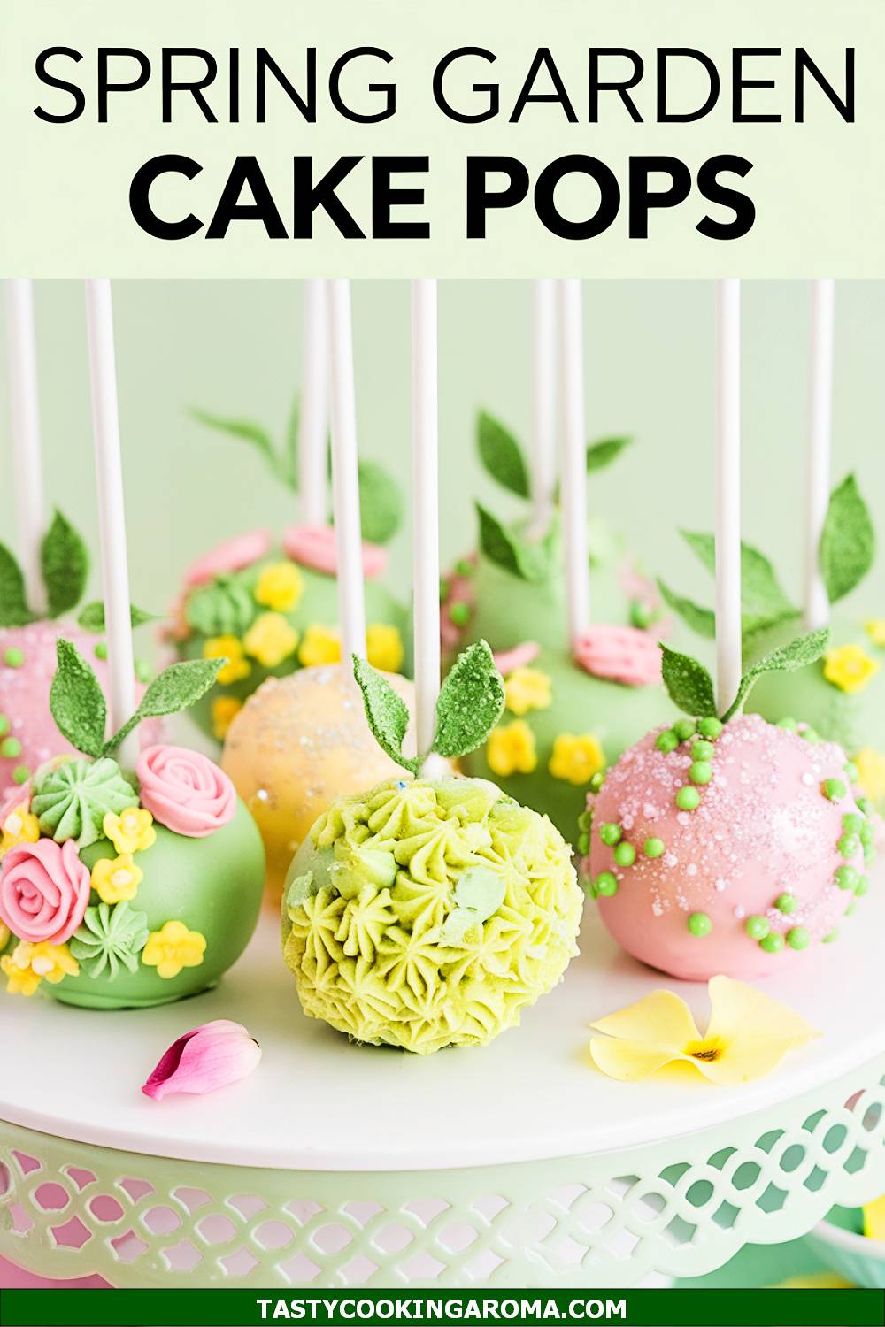 Spring Garden Cake Pops