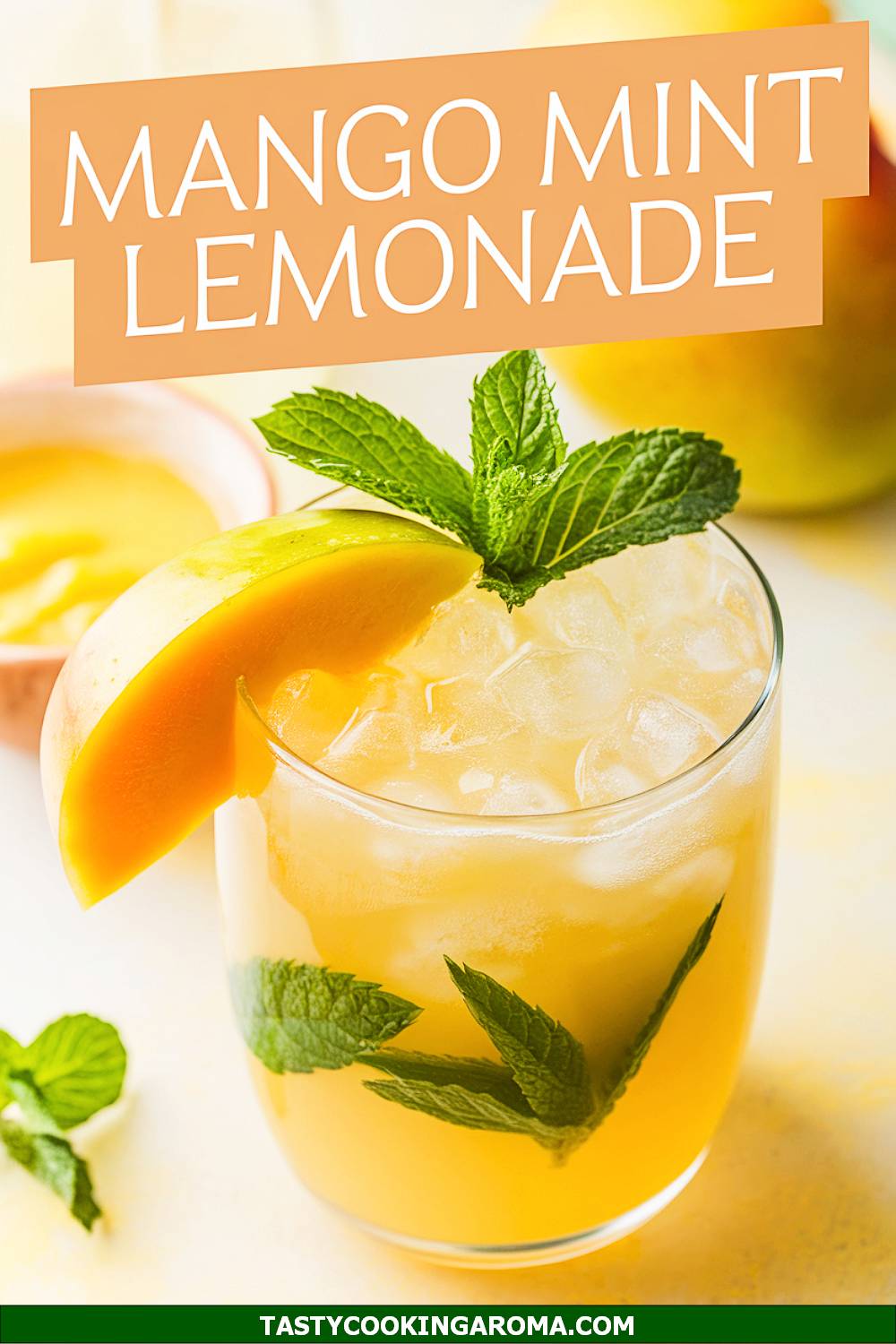 Mango Mint Lemonade Mocktails