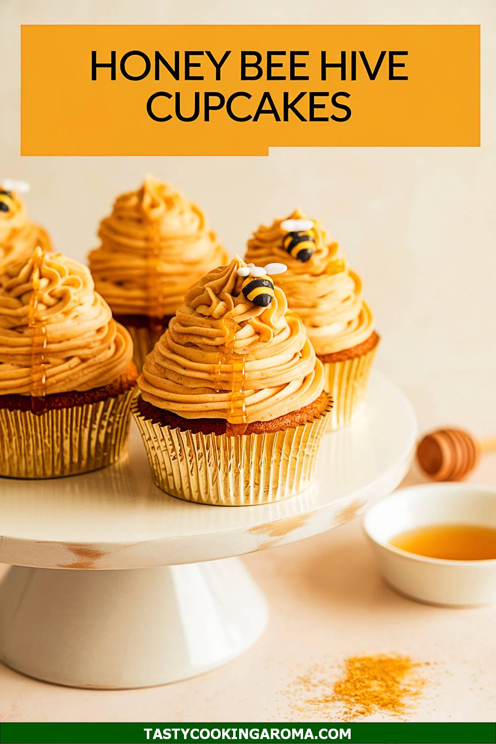 Honey Bee Hive Cupcakes