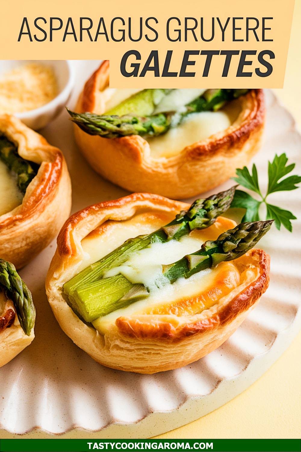 Mini Asparagus and Gruyere Galettes