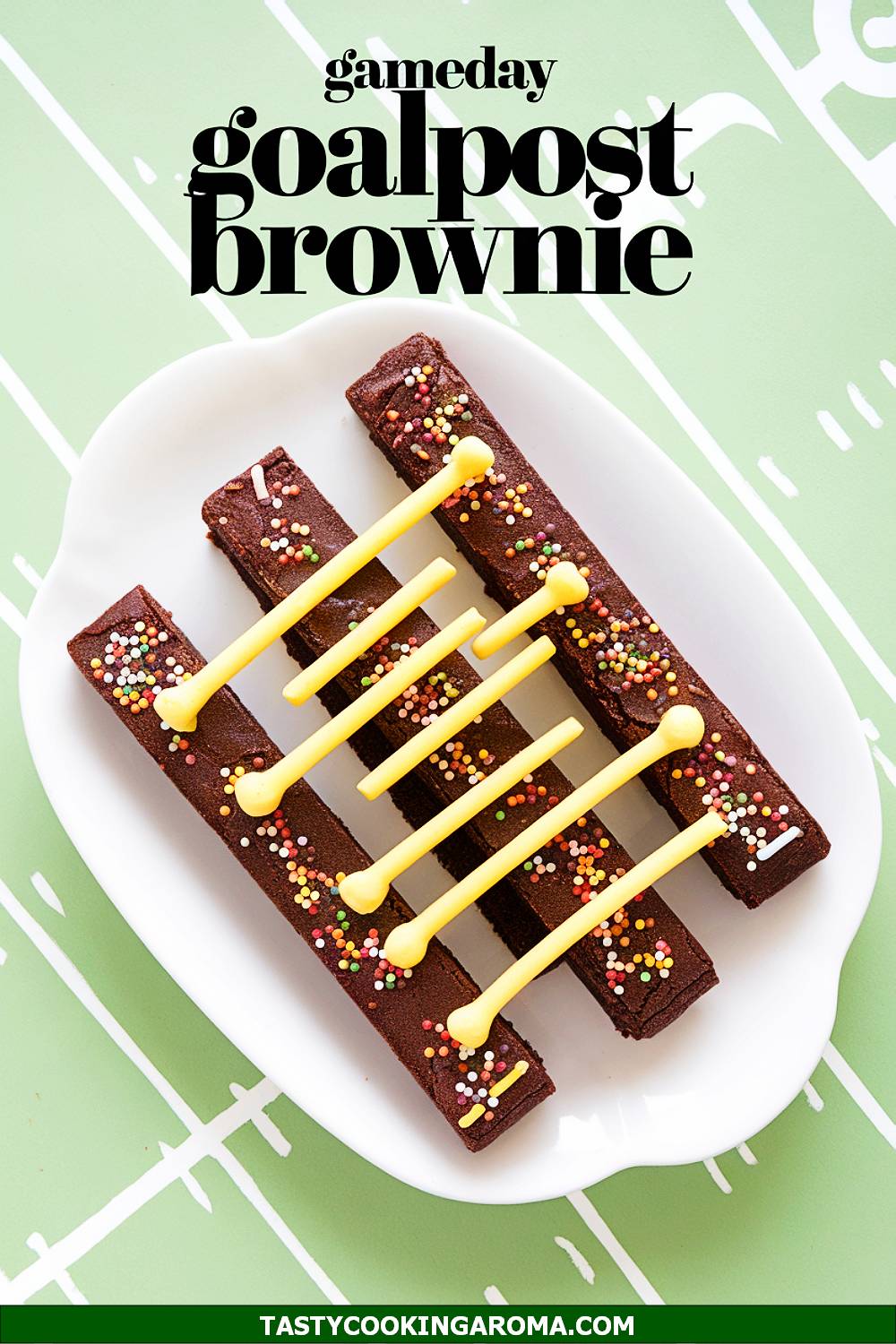 Game Day Goalpost Brownie Sticks