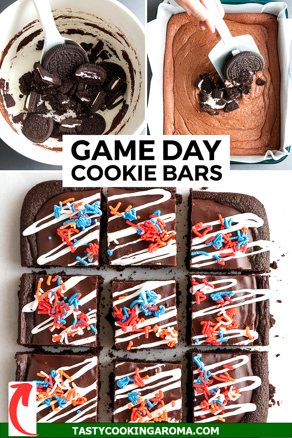 Game Day Oreo Cookie Bars