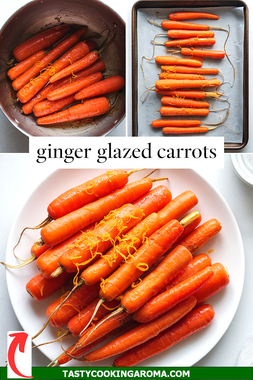 Ginger-Glazed Carrots with a Citrus Zest