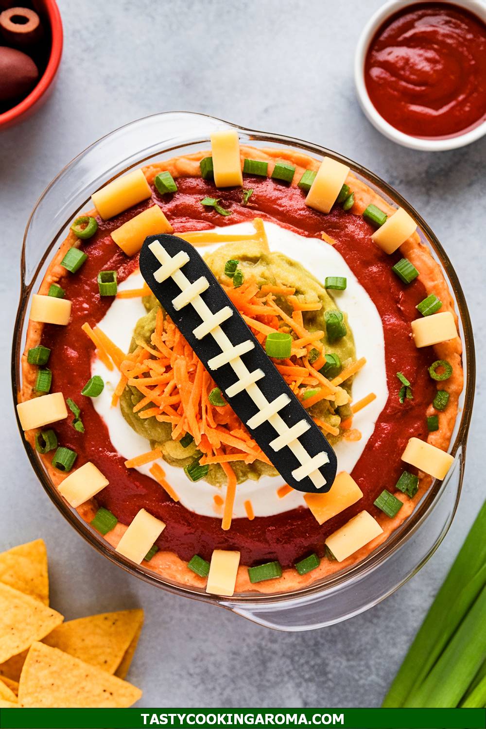 Superbowl-Worthy Layered Fiesta Dip