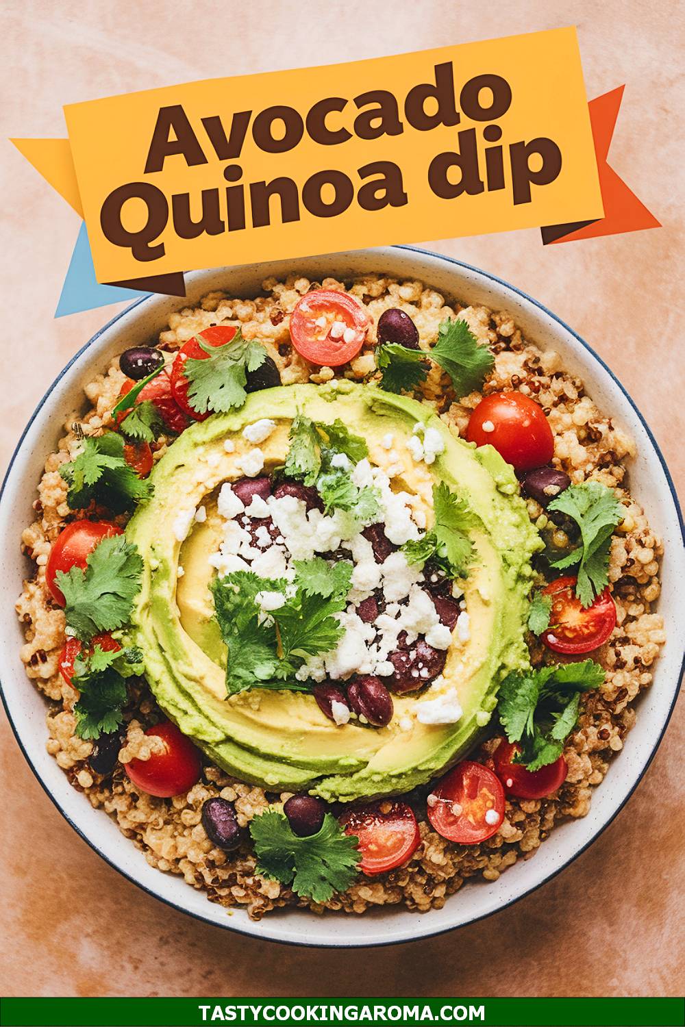 Loaded Avocado and Quinoa Dip