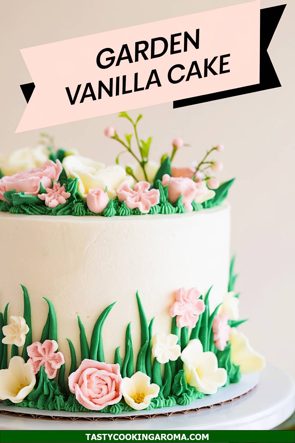 Garden Vanilla Cake