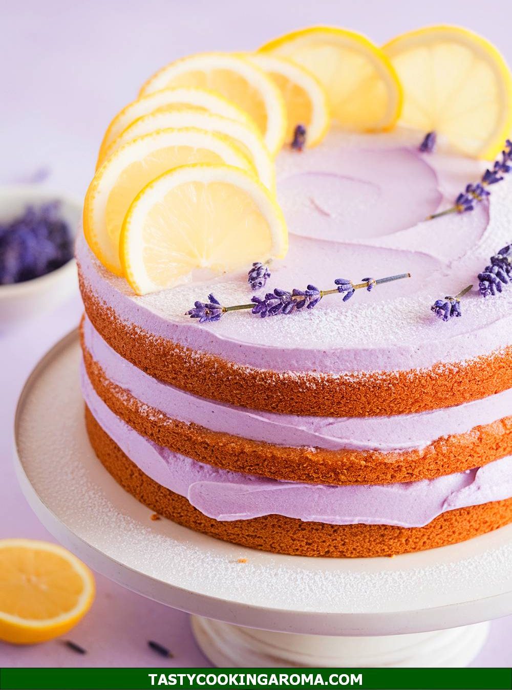 Lavender Lemonade Spring Cake