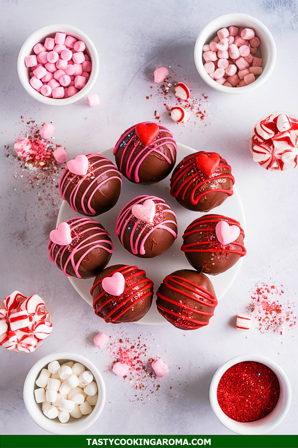 DIY Valentine Hot Cocoa Ball Station